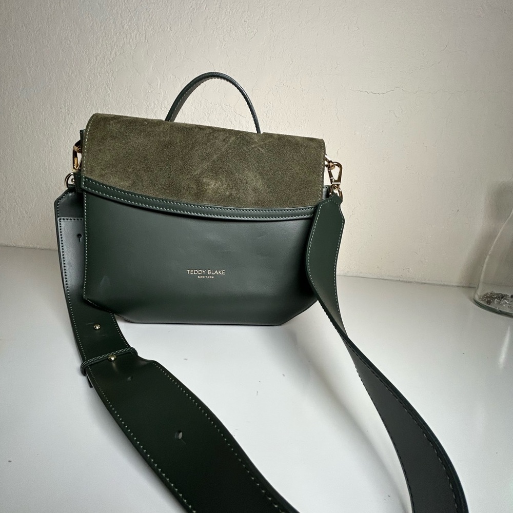 Teddy Blake Green Leather Handbag